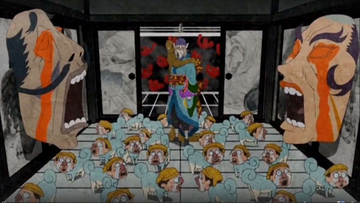 кадр из сериала Мононокэ